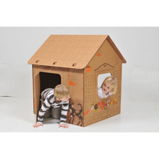 Detský kartónový domček