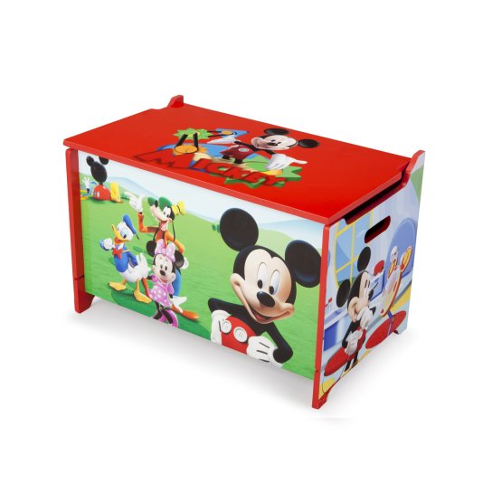 Detská drevená truhla - myšiak Mickey 