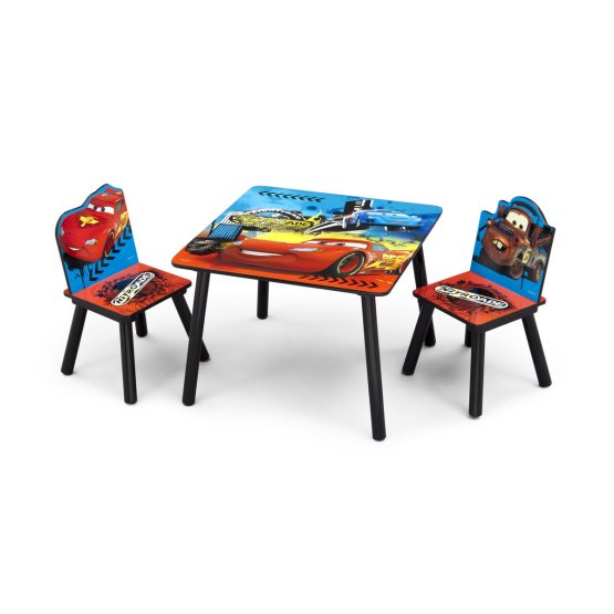 Detský stôl so stoličkami - Autá 2