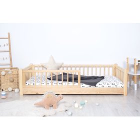 Detská nízka posteľ Montessori Ourbaby - prírodná, Ourbaby®