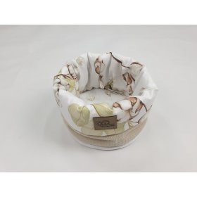 Úložný košík na plienky - Kvety bavlny, TOLO
