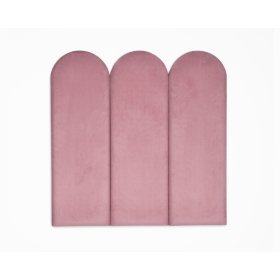 Čalúnený panel Oblúčik - ružový, MIRAS