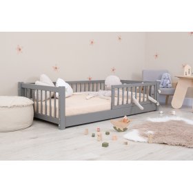 Detská nízka posteľ Montessori Ourbaby - šedá, Ourbaby®